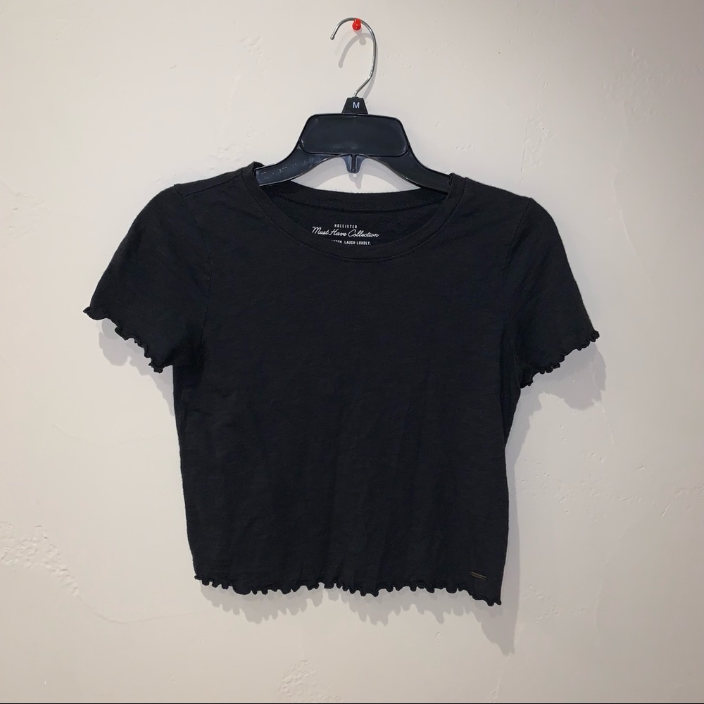 Hollister Black Crop Top